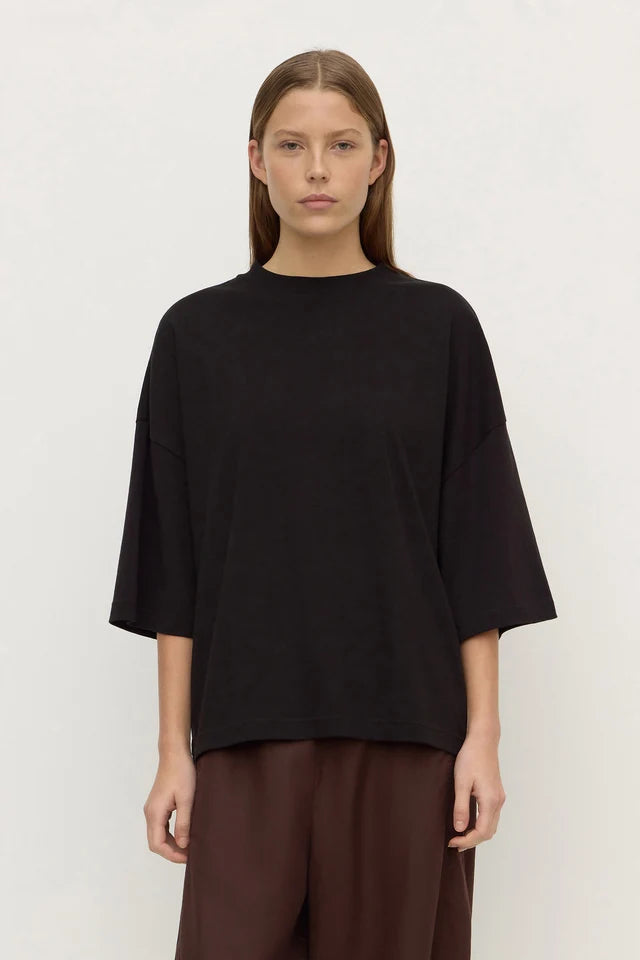 MAX COTTON OVERSIZED TEE | BLACK