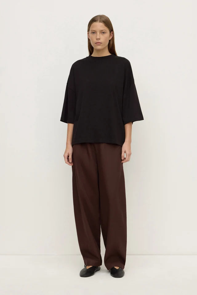 MAX COTTON OVERSIZED TEE | BLACK