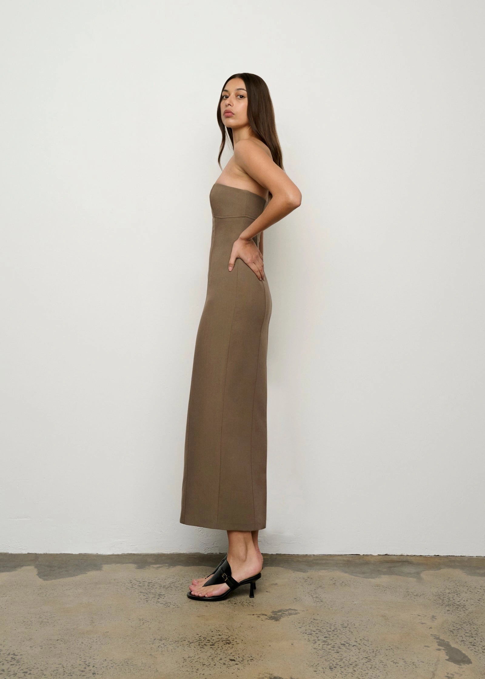 RYLANN DRESS | MUSHROOM