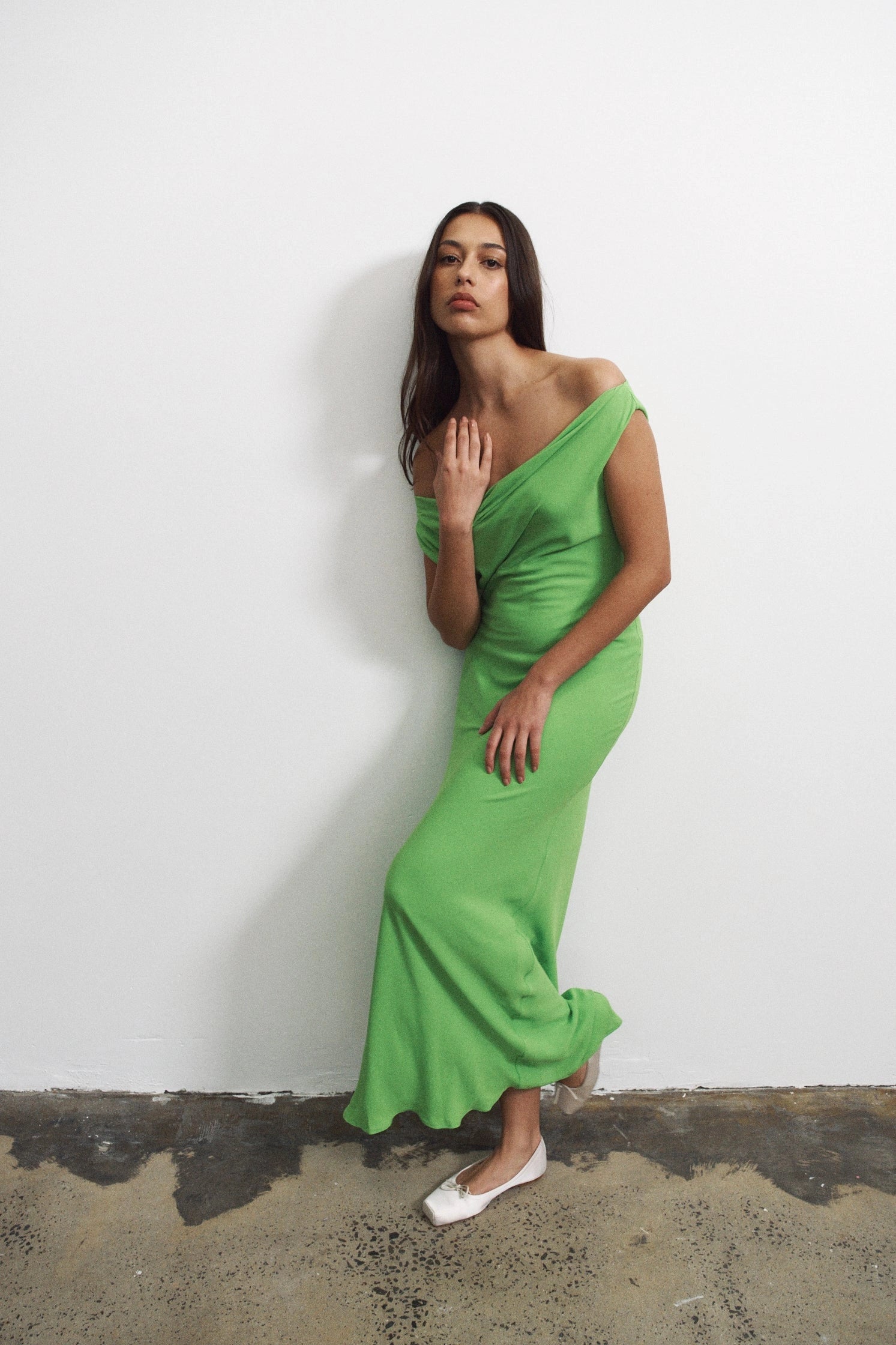 LAINE DRESS | VIVID GREEN