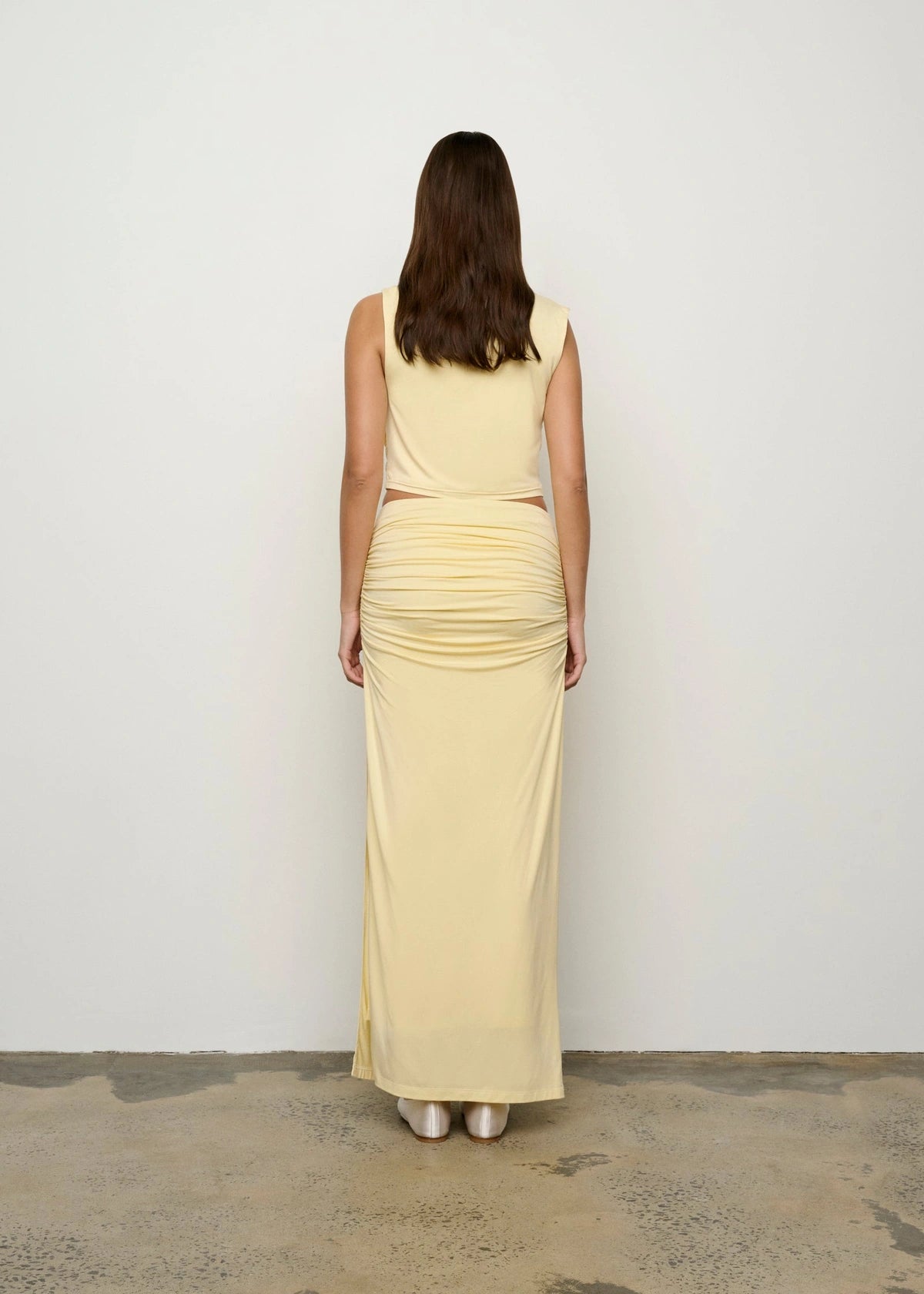 PATITZ SKIRT | BARELY THERE YELLOW