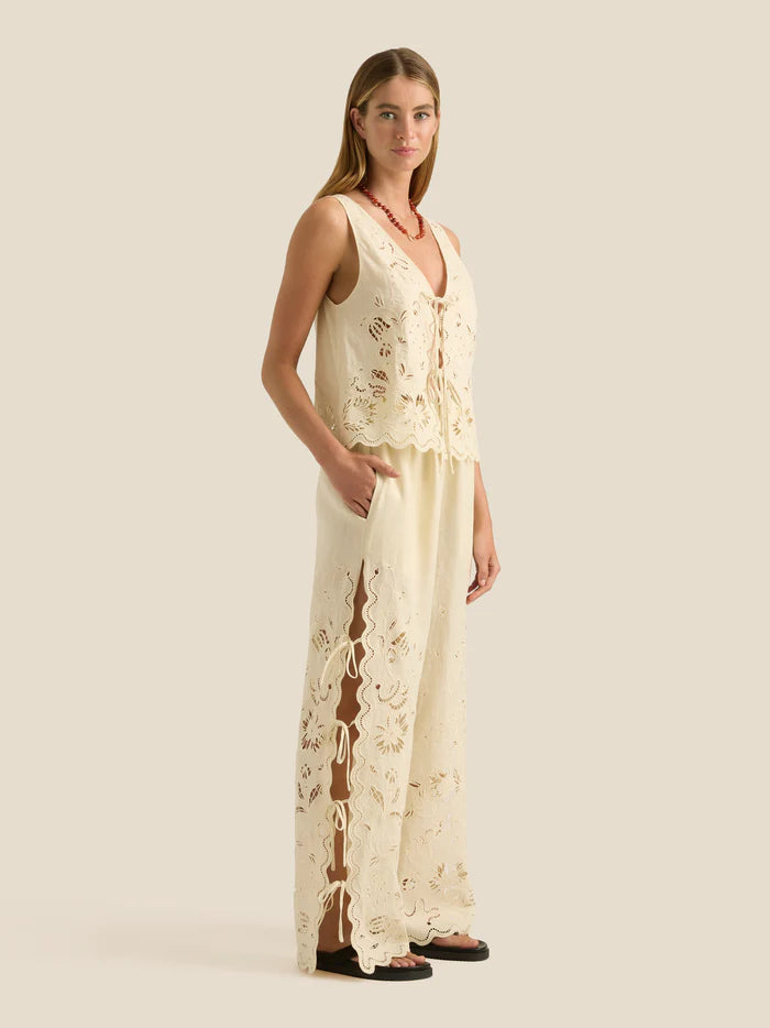 SADIE PANTS | SERPENTINE BRODERIE