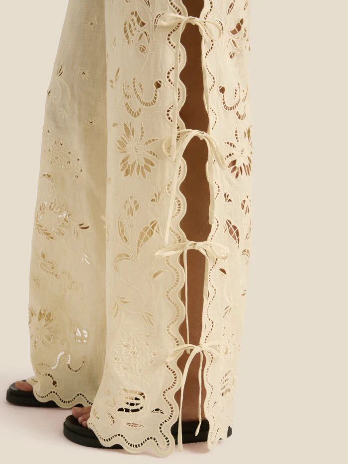 SADIE PANTS | SERPENTINE BRODERIE