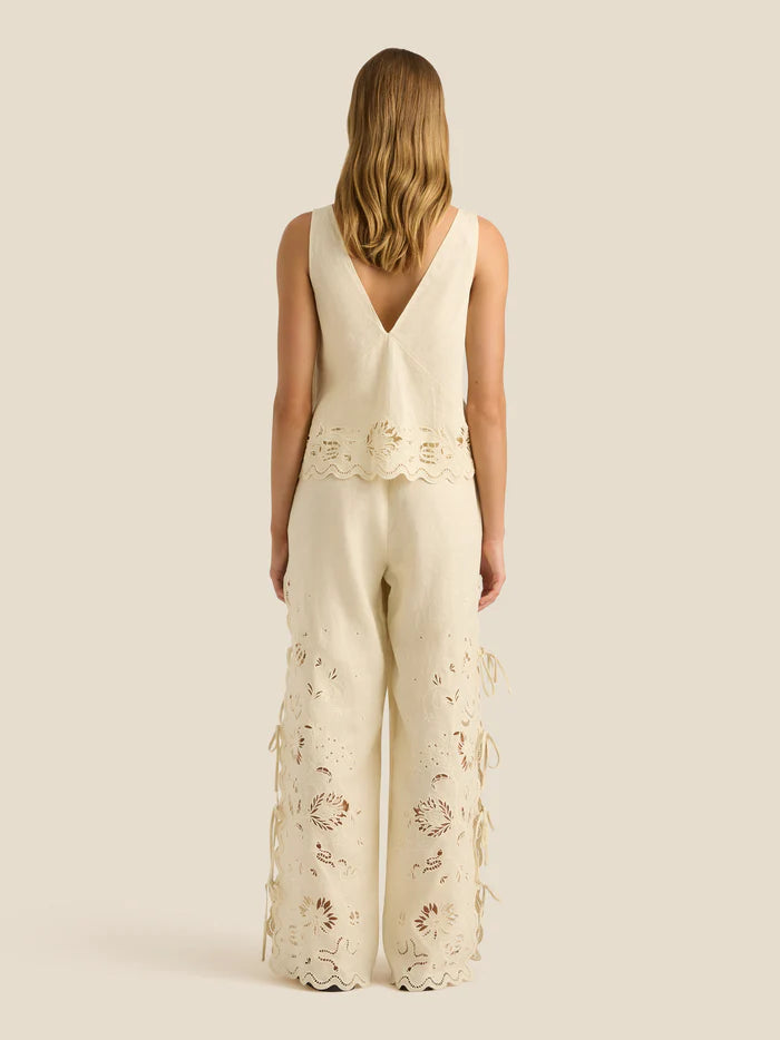 SADIE PANTS | SERPENTINE BRODERIE