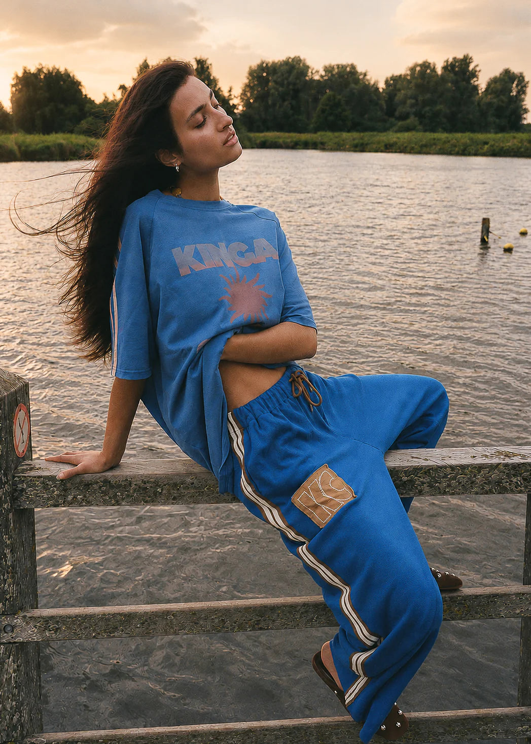 SUNSET TEE | BLUE