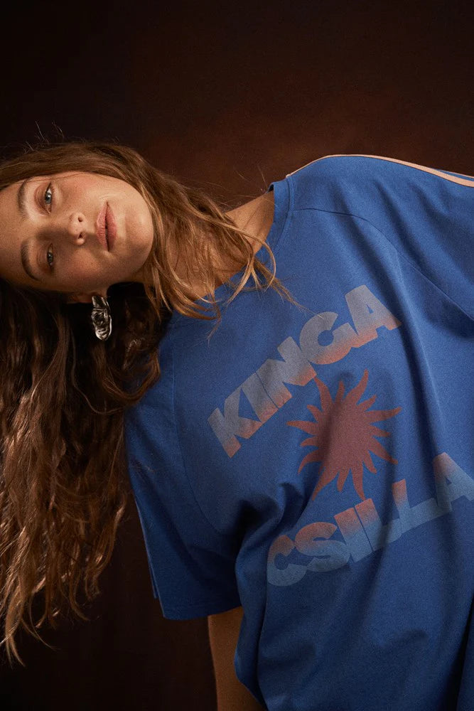 SUNSET TEE | BLUE