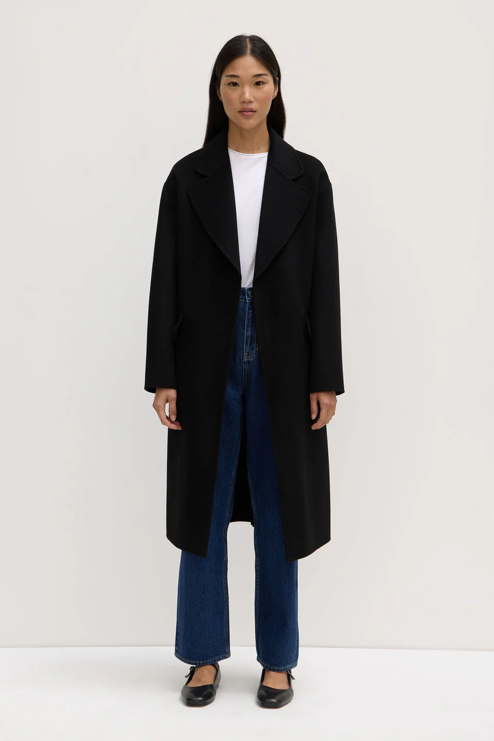 SADIE WOOL COAT | BLACK