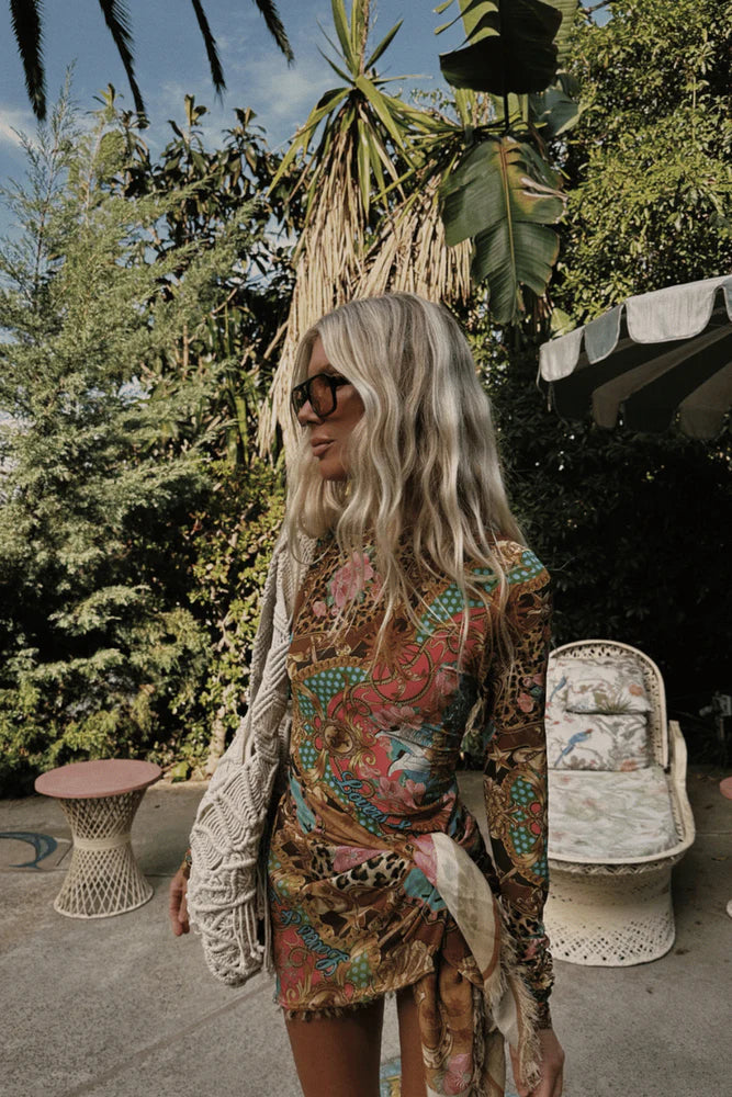LOVERS & DREMERS MESH LONG SLEEVE | COSMOS PINK