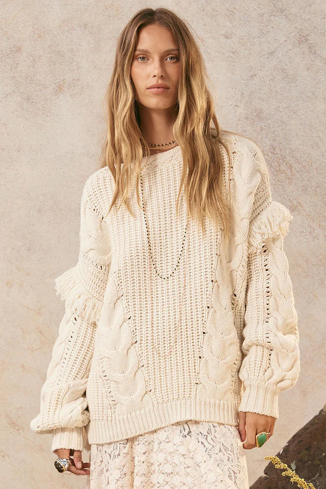 NOMADIC KNIT JUMPER | CLOUD