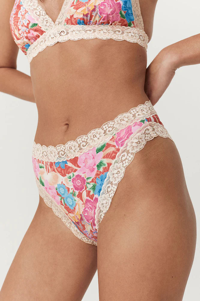 PAINTER'S GARDEN LACE BRIEF