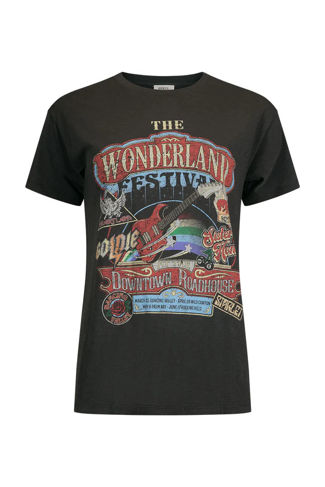 WONDERLAND BIKER TEE