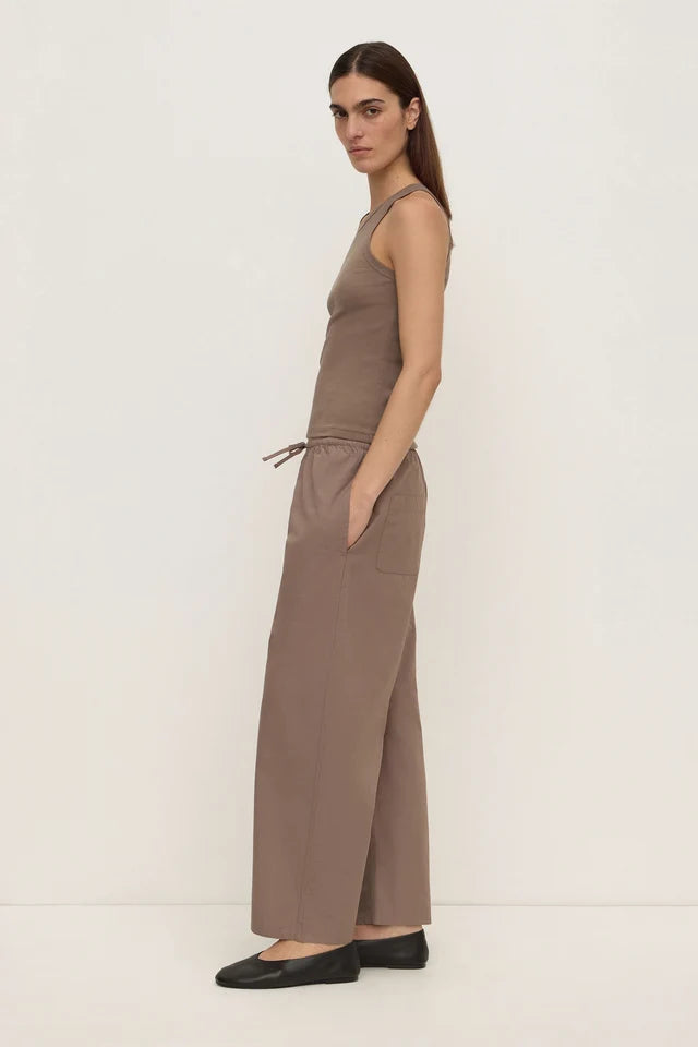 TABITHA RIB TANK | DARK SAND