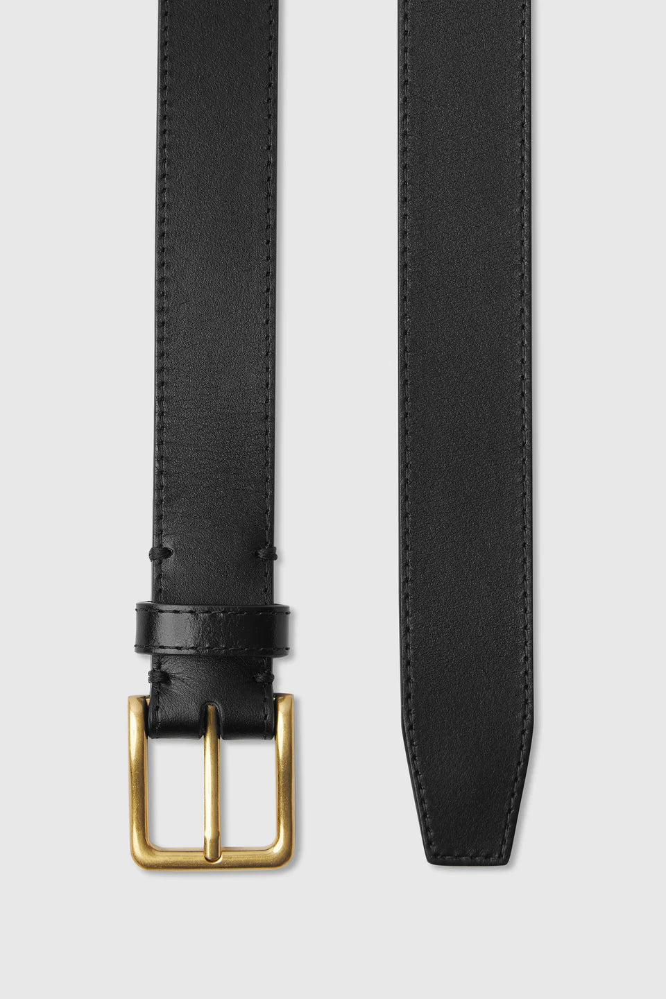 TOWER WRAP LEATHER BELT | BLACK