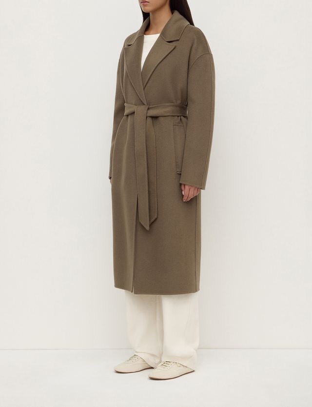 IVY WOOL COAT | DARK SAGE