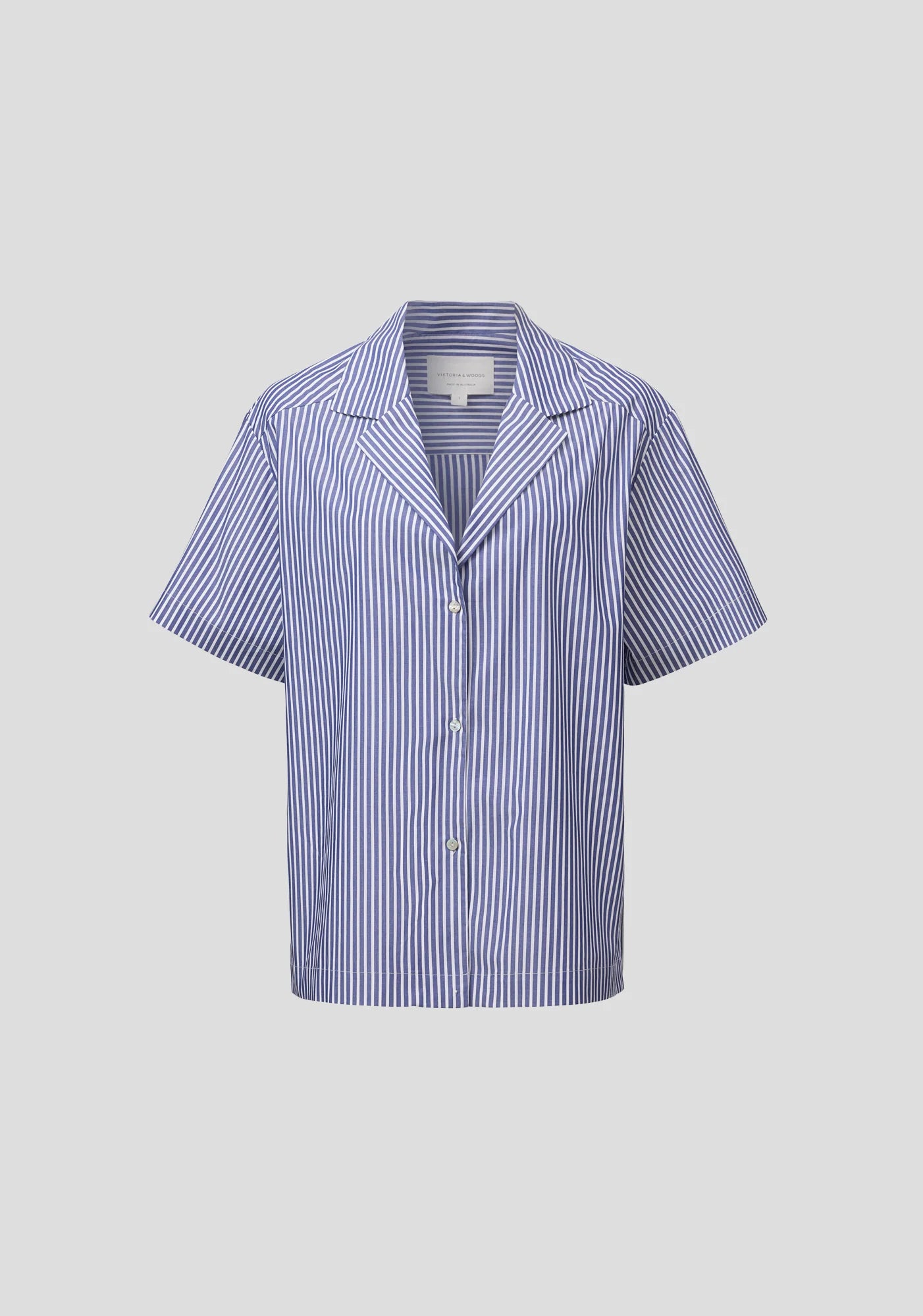MONK SHIRT | ATLANTIC STRIPE
