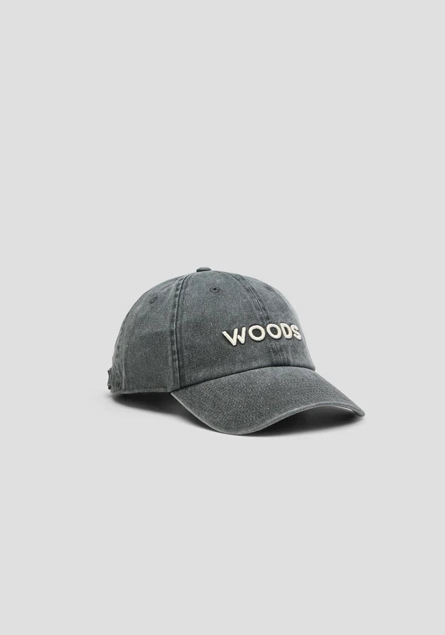 WOODS CAP | GREY VINTAGE LOOK