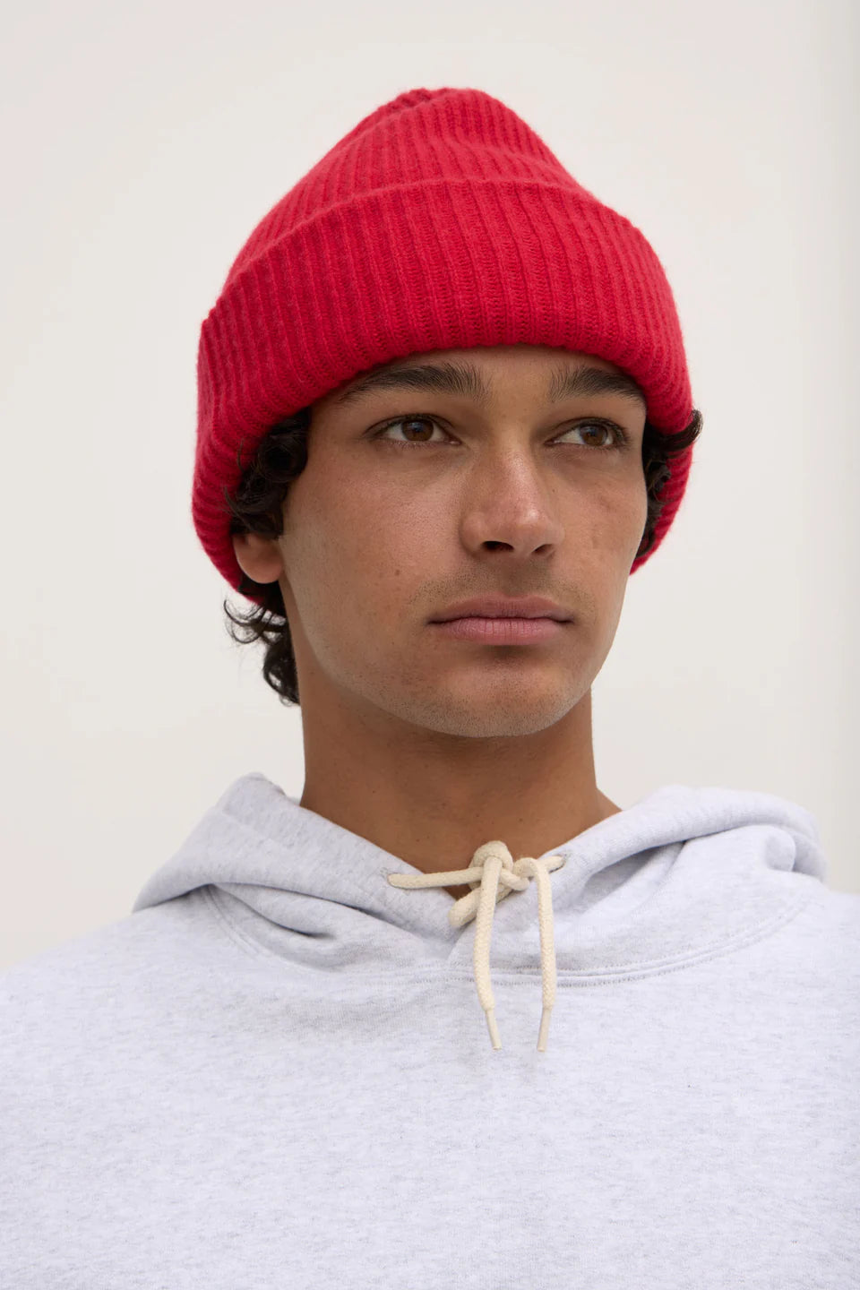 WOOL CASHMERE BEANIE | DARK CHERRY