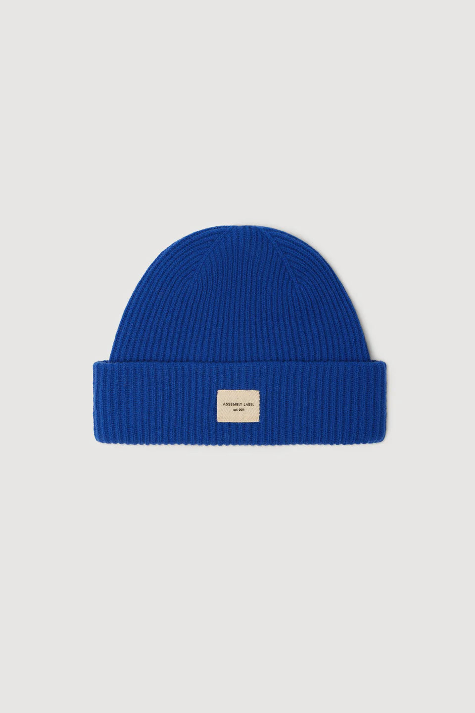 WOOL RIB BEANIE | ULTRAMARINE