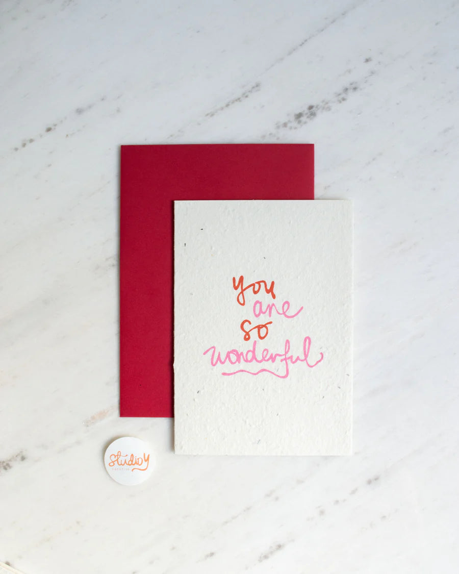 YOU ARE SO WONDERFUL