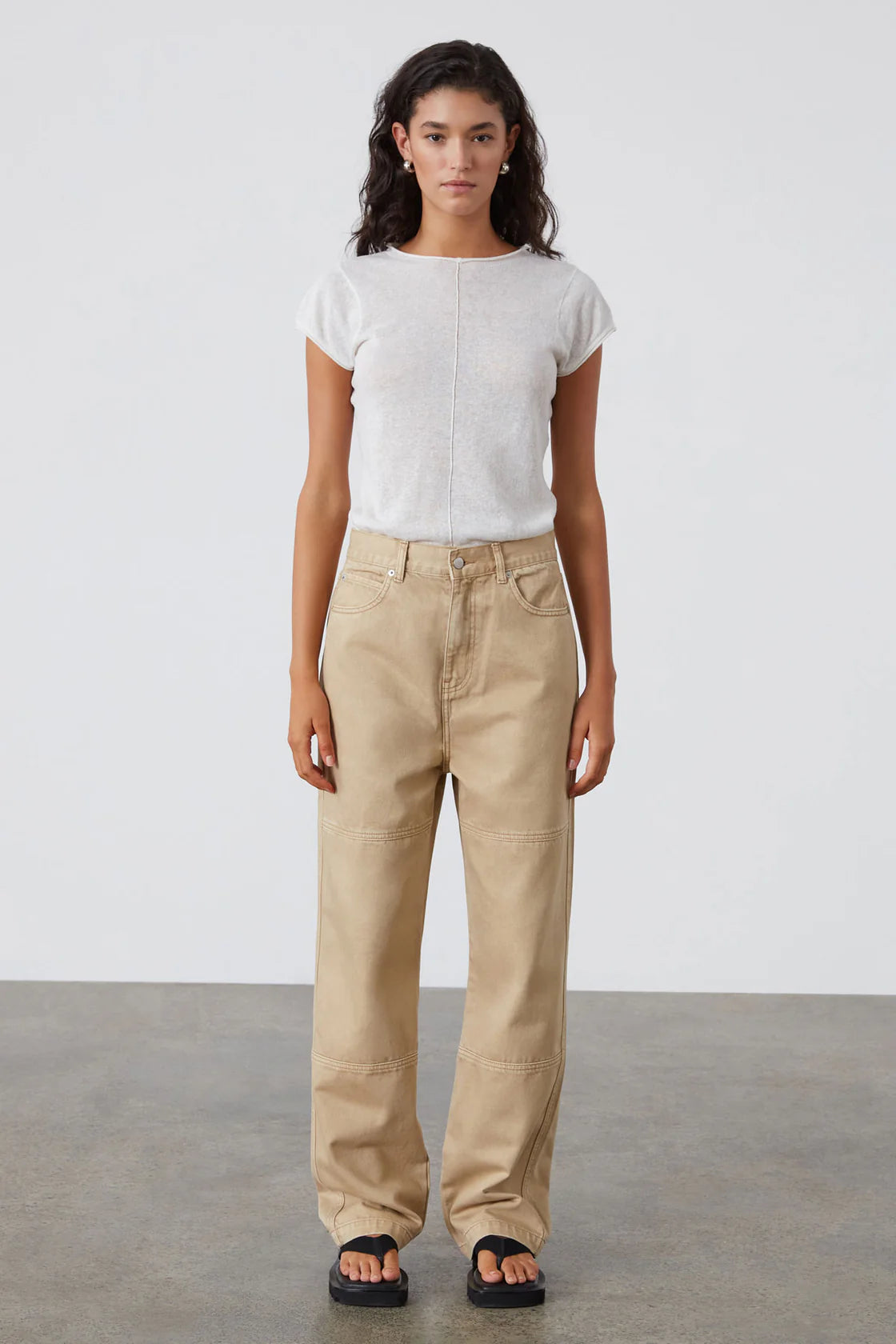 SAND RELAXED UTILITY JEAN | SAND
