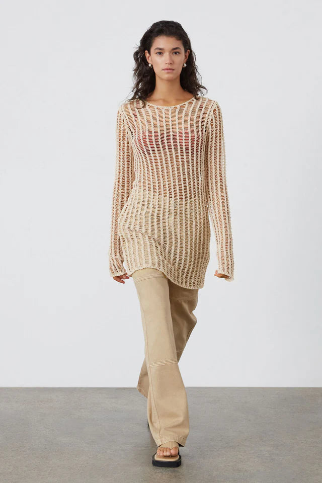 SAND RELAXED UTILITY JEAN | SAND