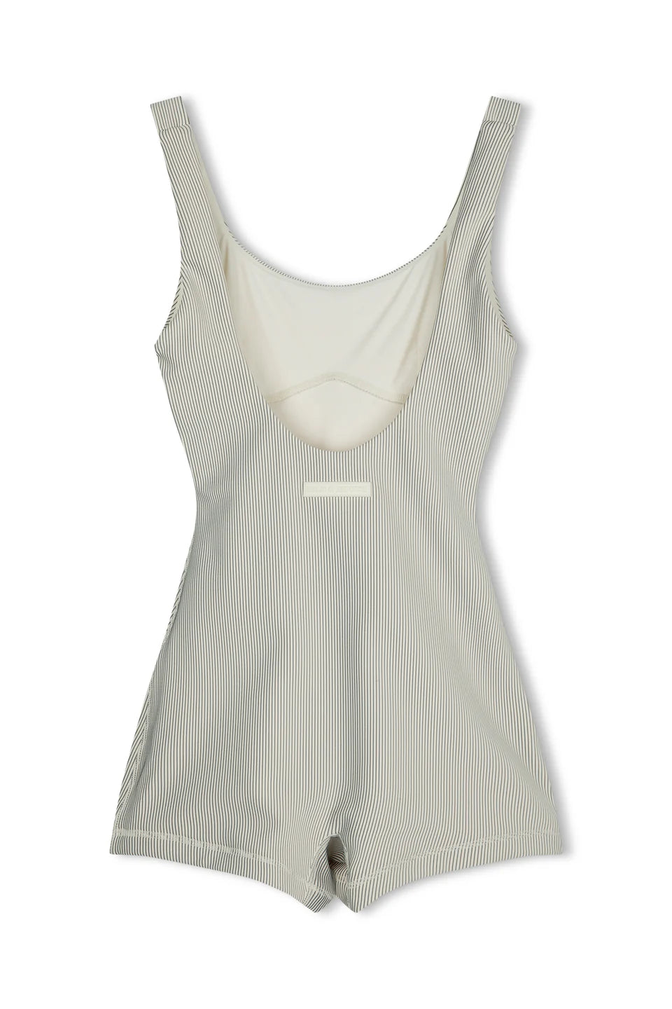 STRIPE RIB BRALETTE BODYSUIT | COCONUT