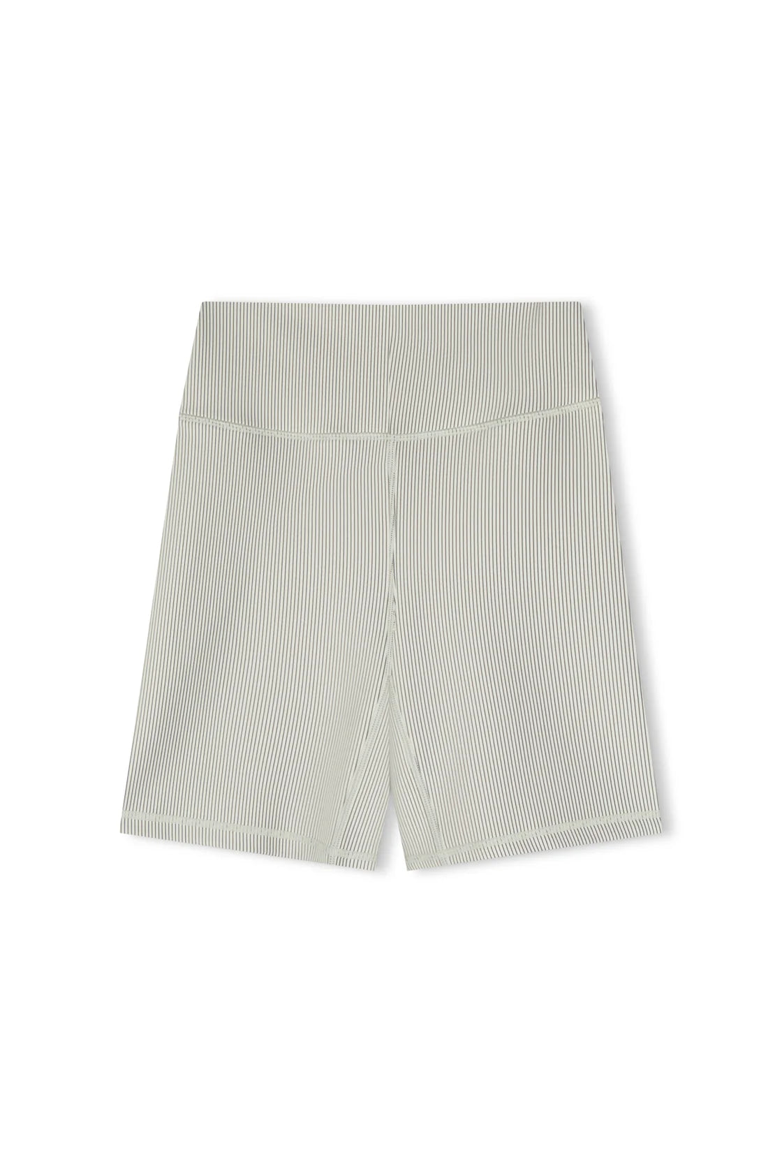 STRIPE RIB 7 INCH BIKE SHORT | COCONUT