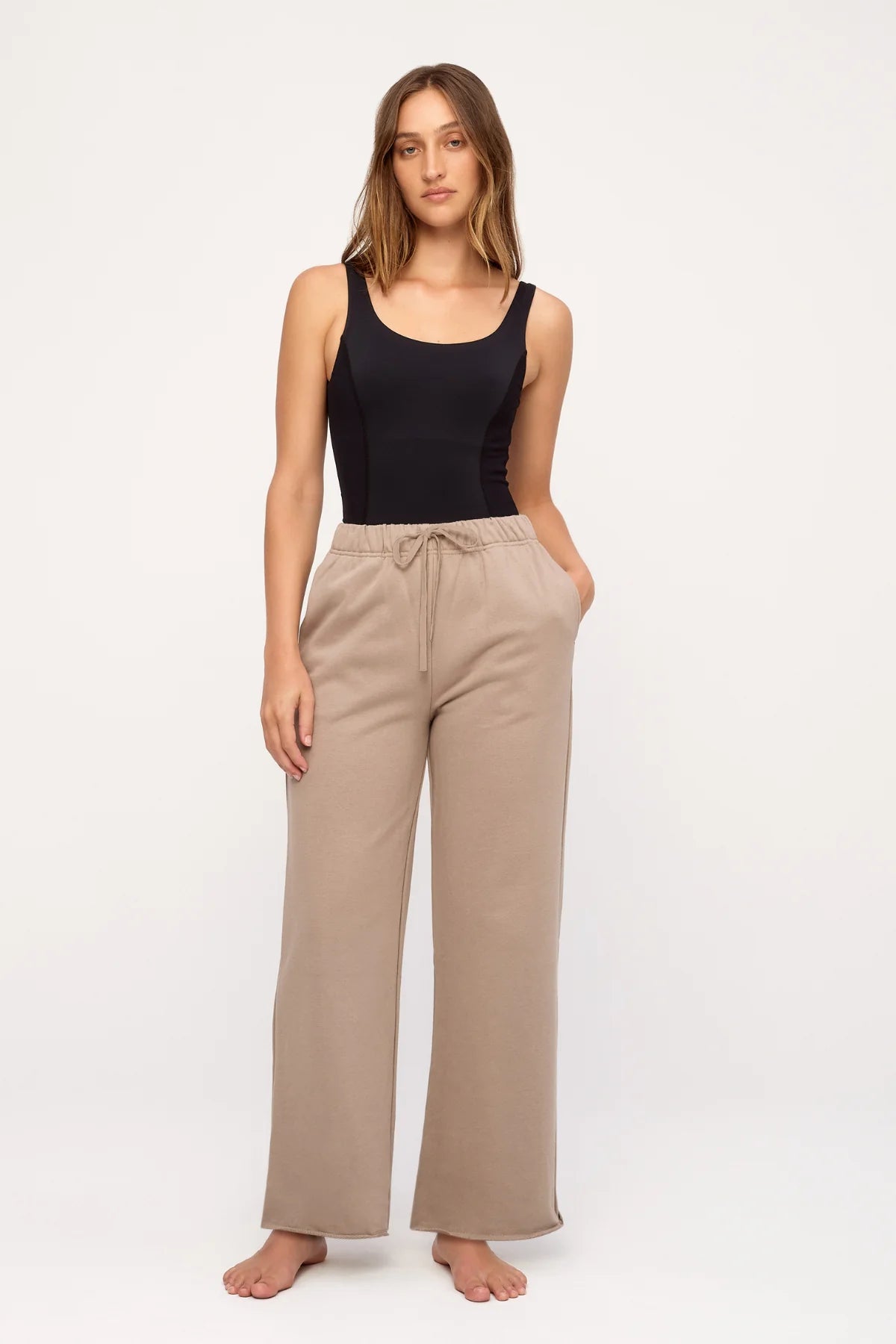 TERRY SPORT SWEAT PANT | STONE