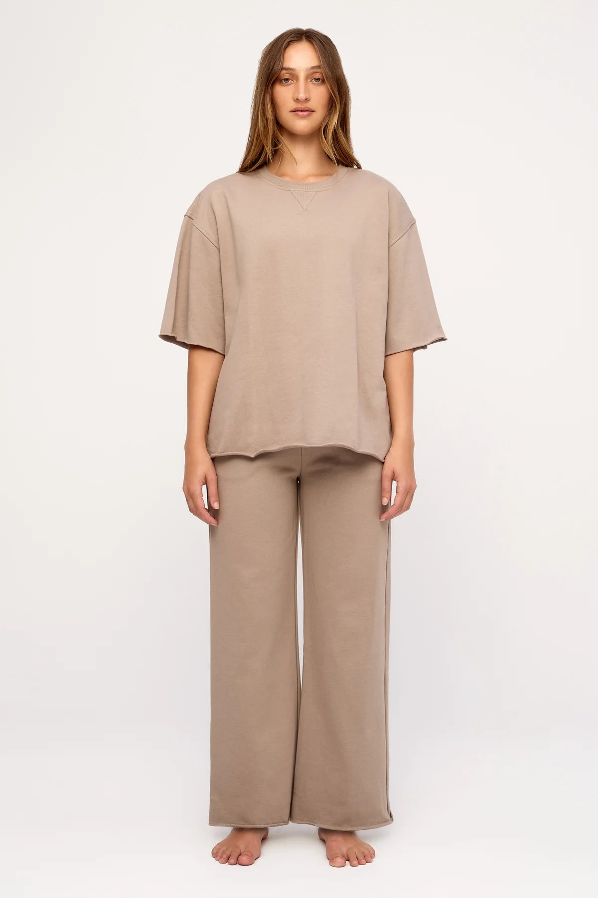 TERRY SPORT TEE | STONE