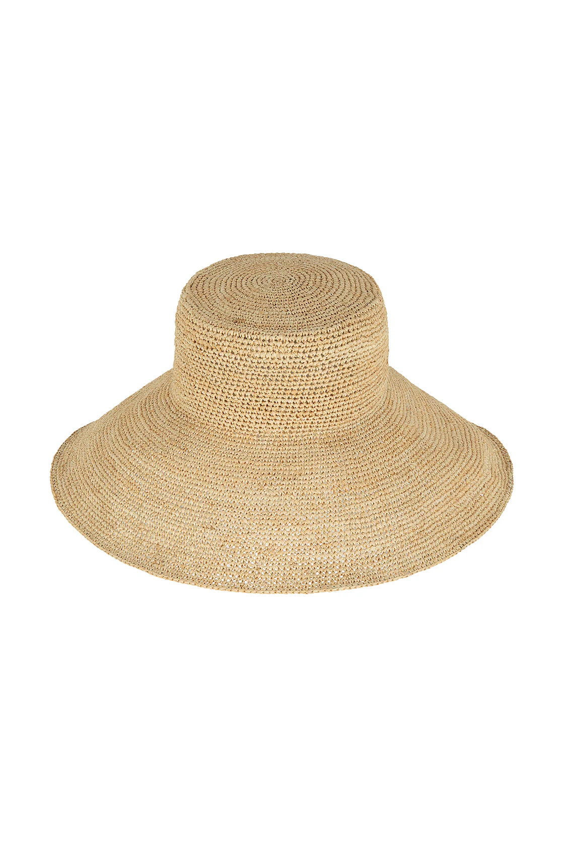 RAFFIA WIDE BRIM HAT | NATURAL