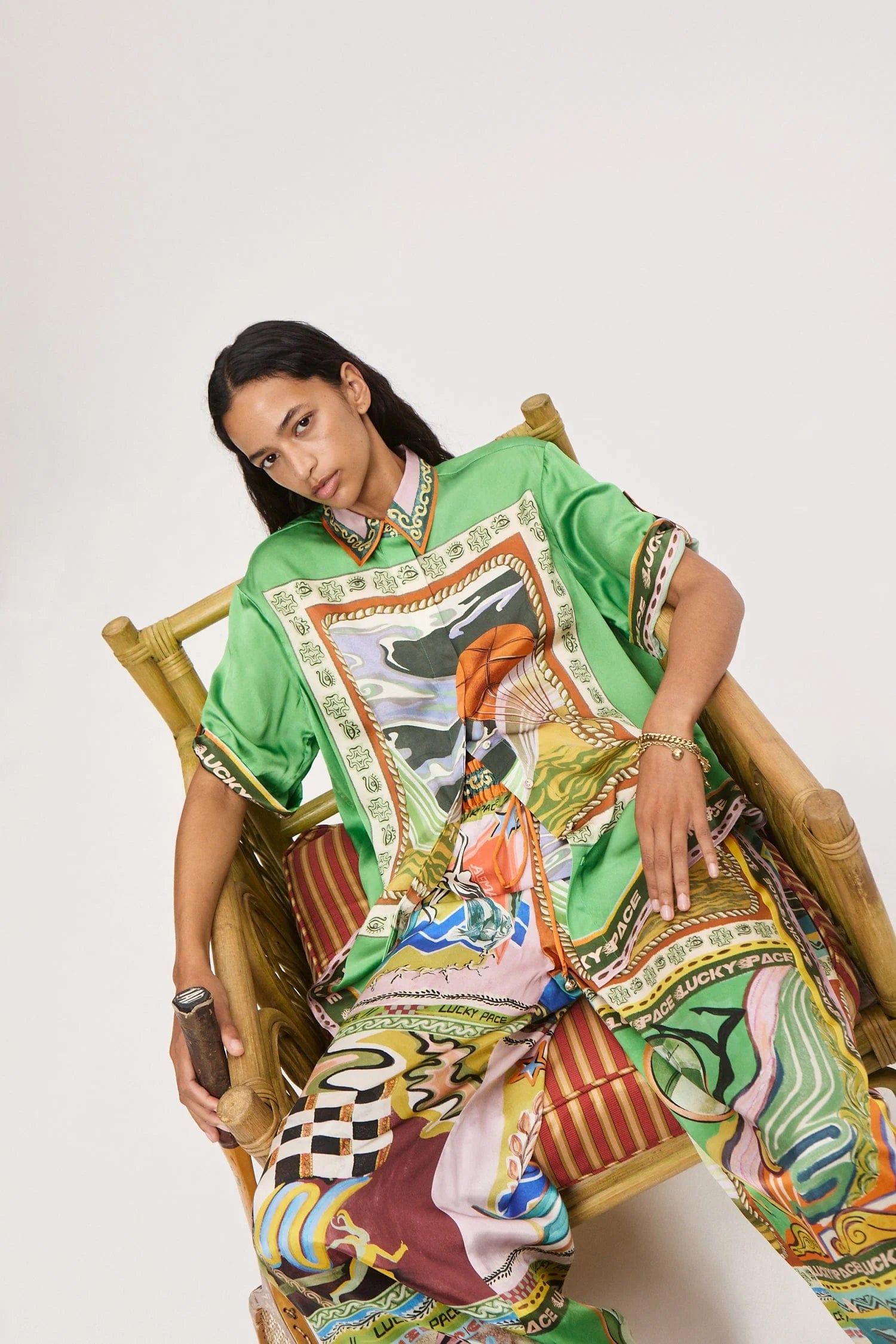 LUCKY PACE SILK PANT
