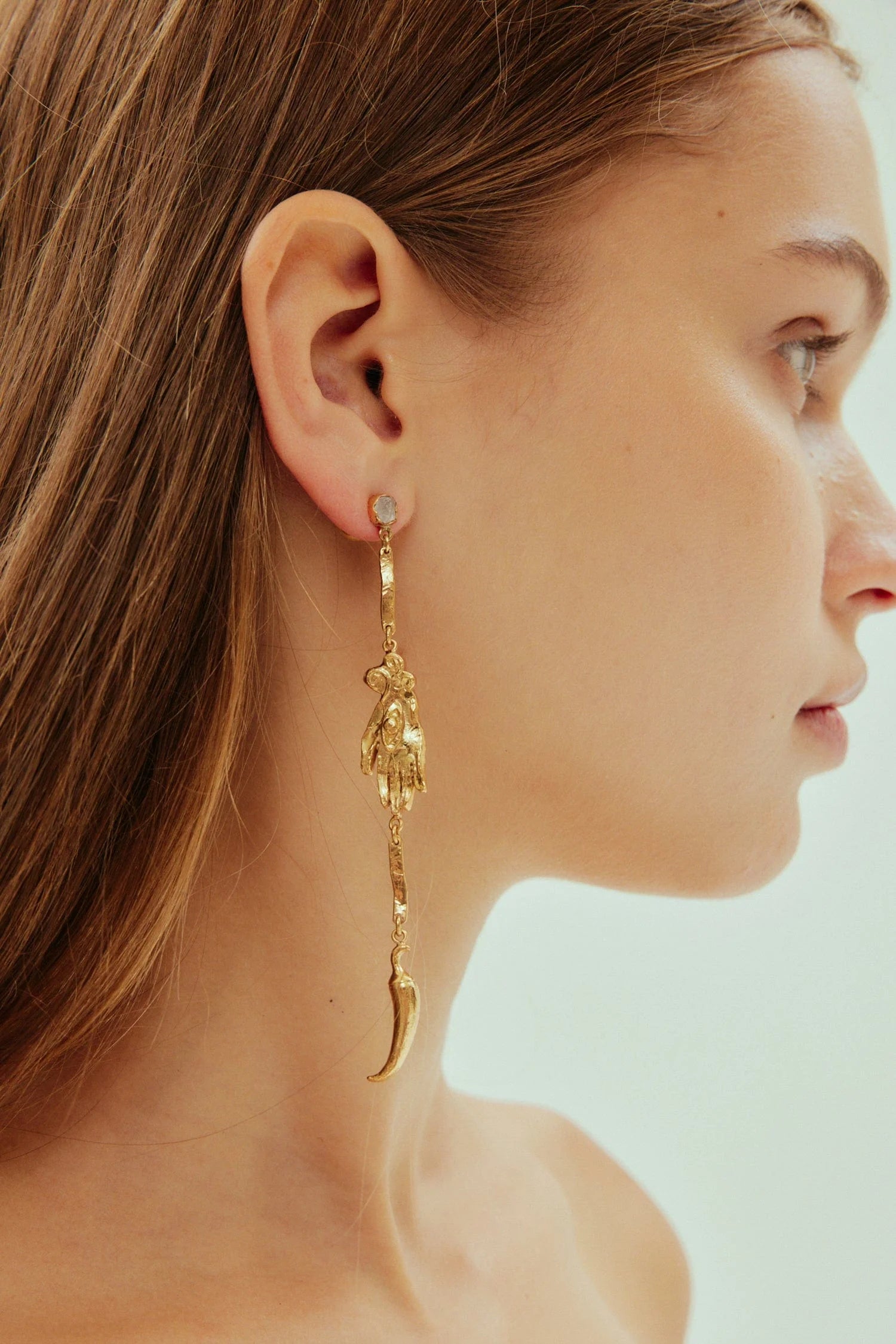 ENCANTO SUN DROP EARRINGS | GOLD