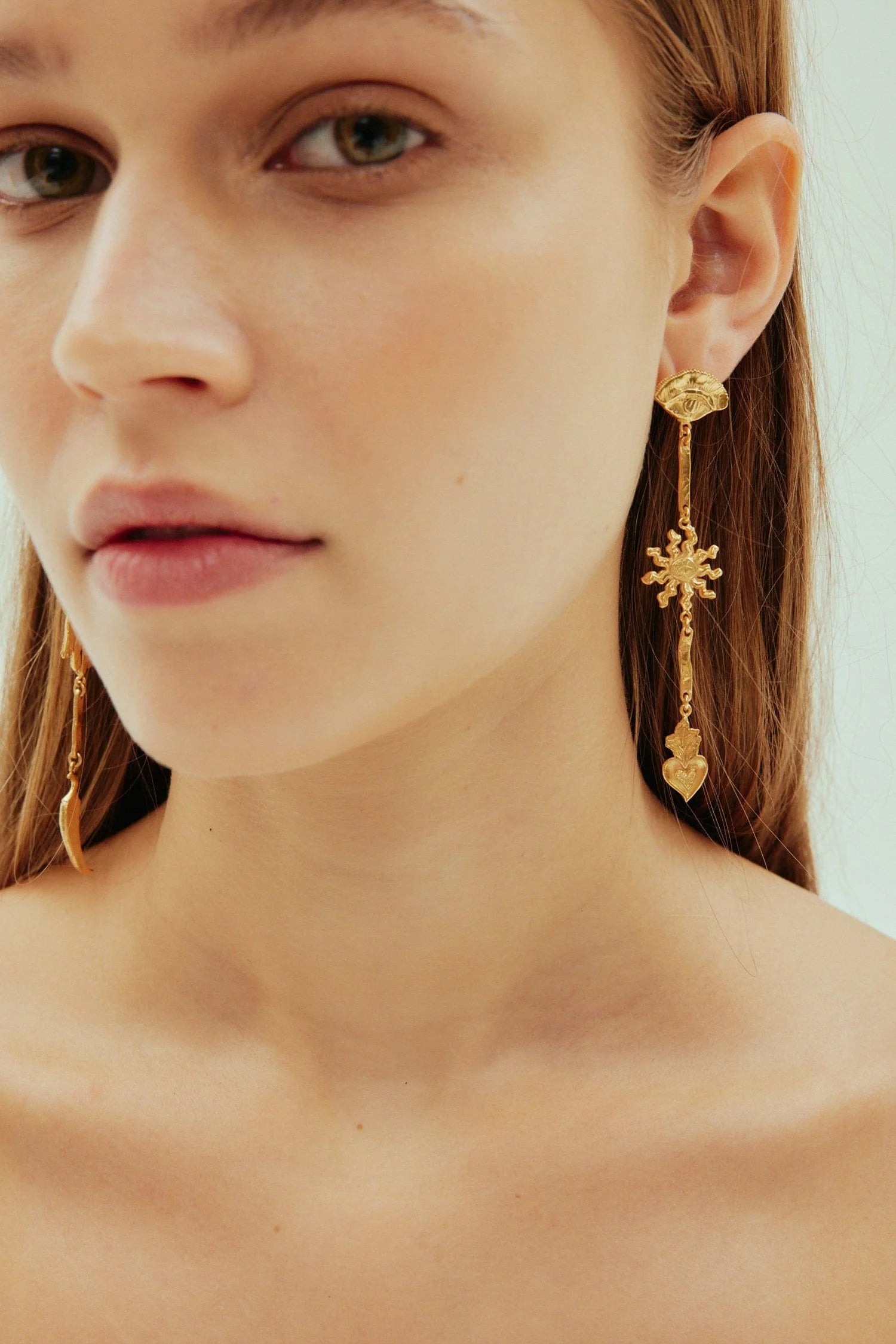 ENCANTO SUN DROP EARRINGS | GOLD
