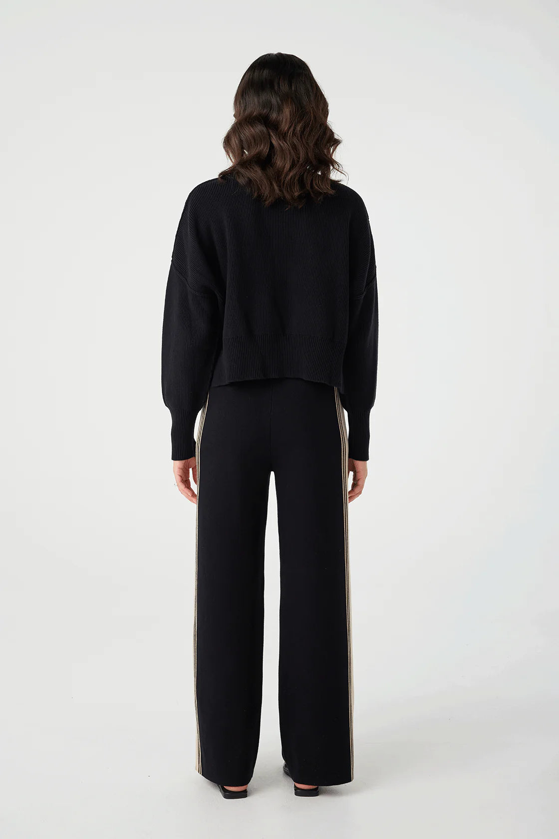 EMERY PANT | BLACK & TAUPE