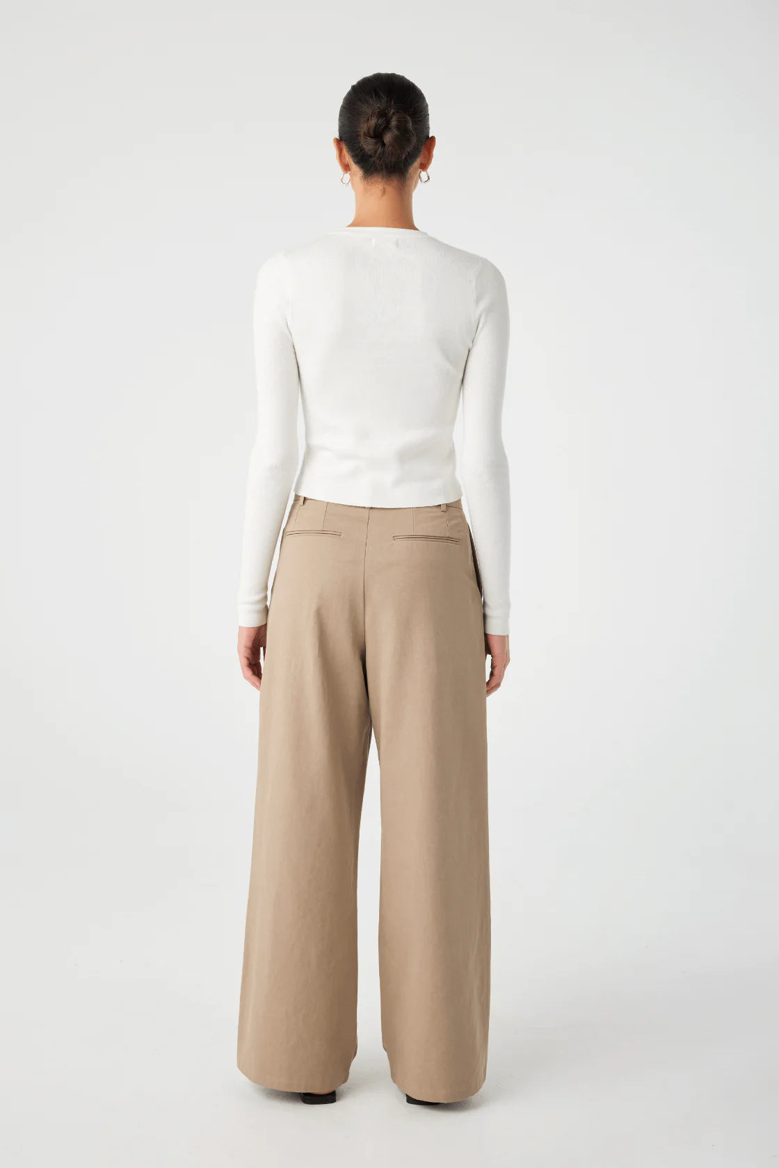 LINA TAILORED PANT | TAUPE