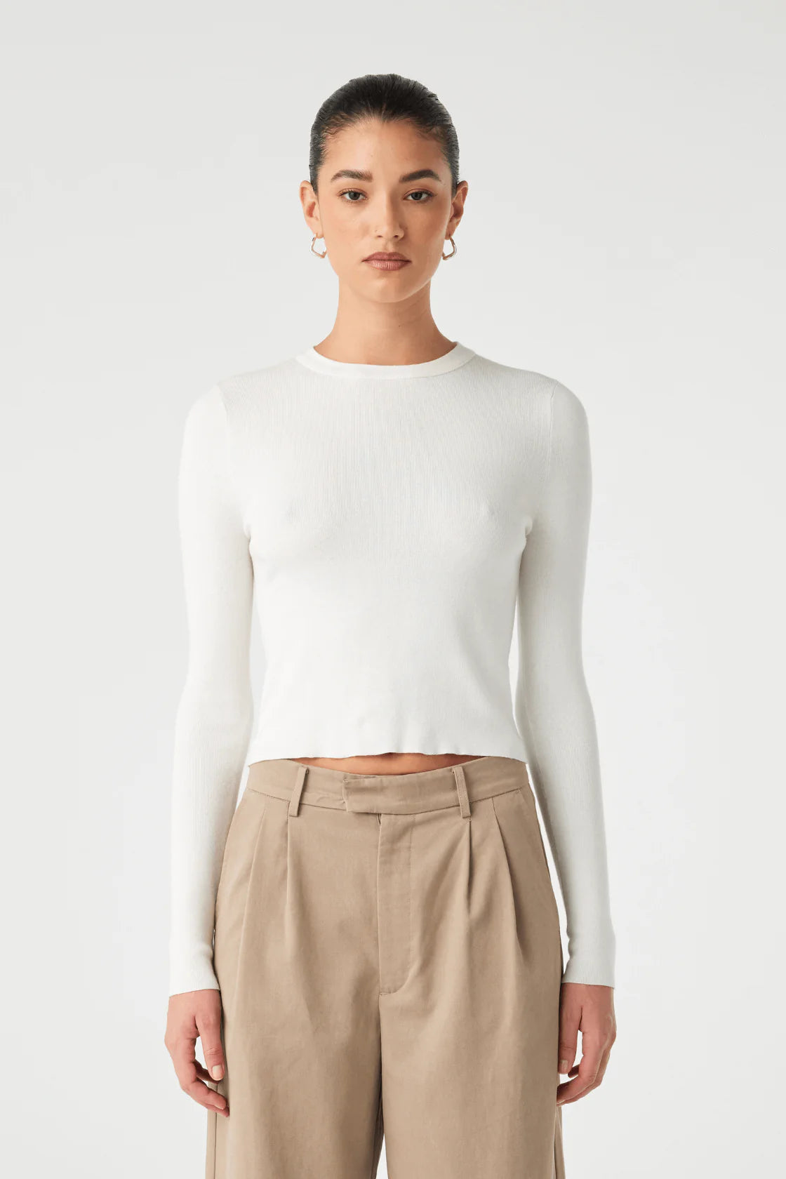 MAGGIE LONGSLEEVE TSHIRT | CREAM
