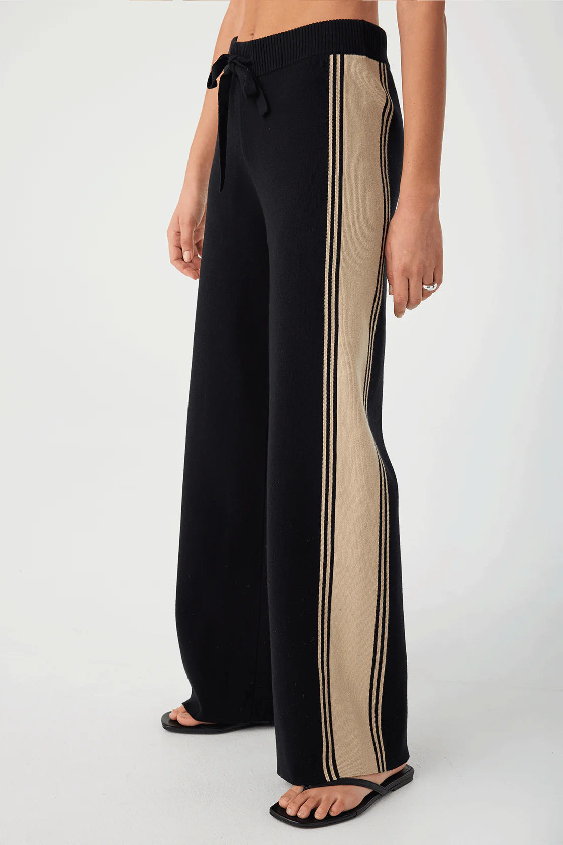 EMERY PANT | BLACK & TAUPE
