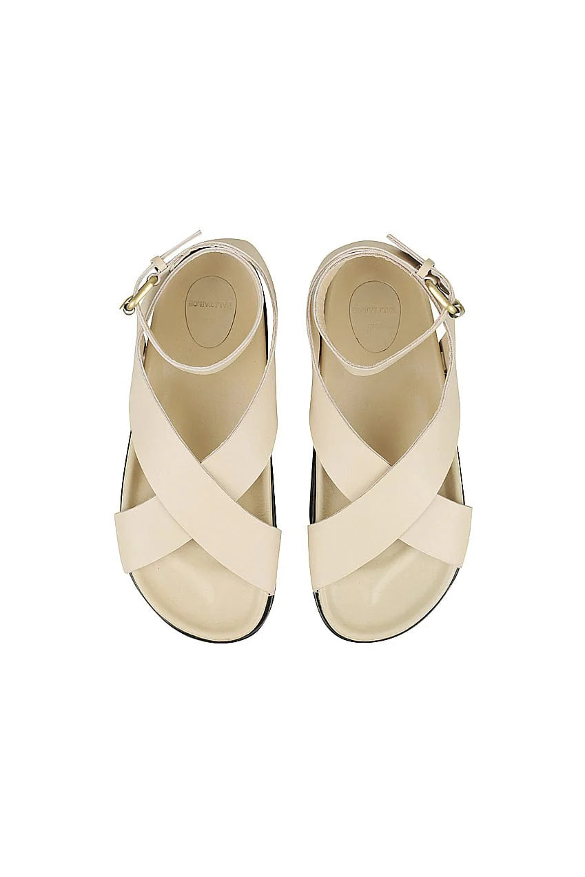 THE MAGGIE SANDAL | CREAM