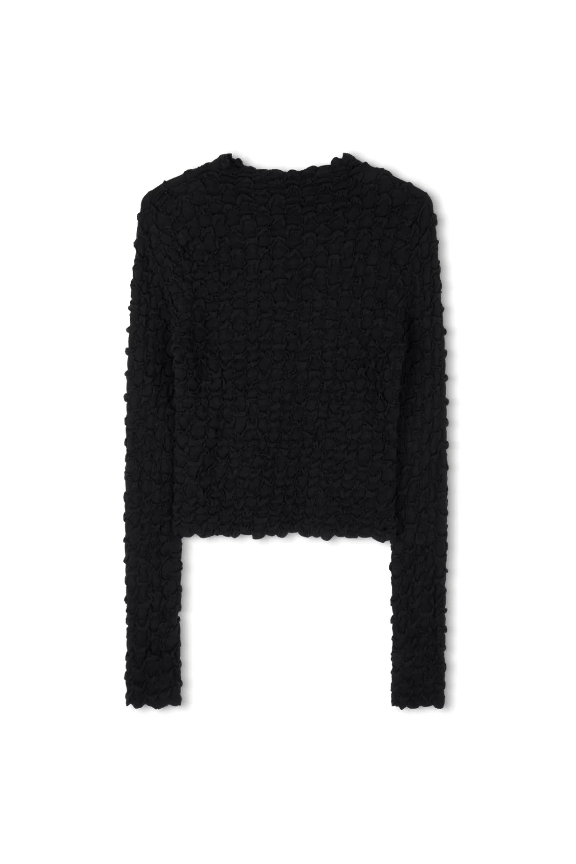 SUVI HIGH NECK TOP | BLACK