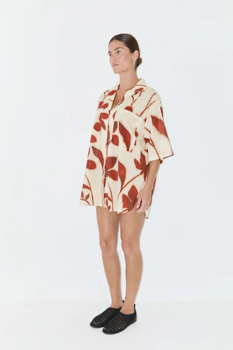 COTTON SHIRT | RUBY FLORAL