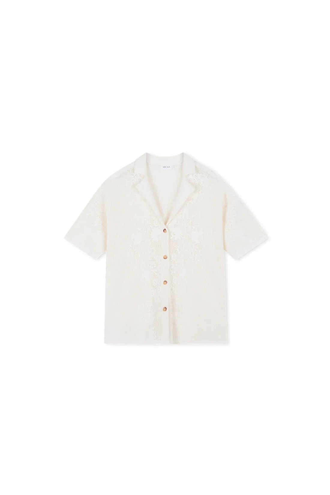 ASTER CROCHET SHIRT | CREAM