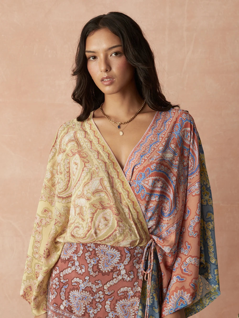CARAVANE SILK ROBE DRESS