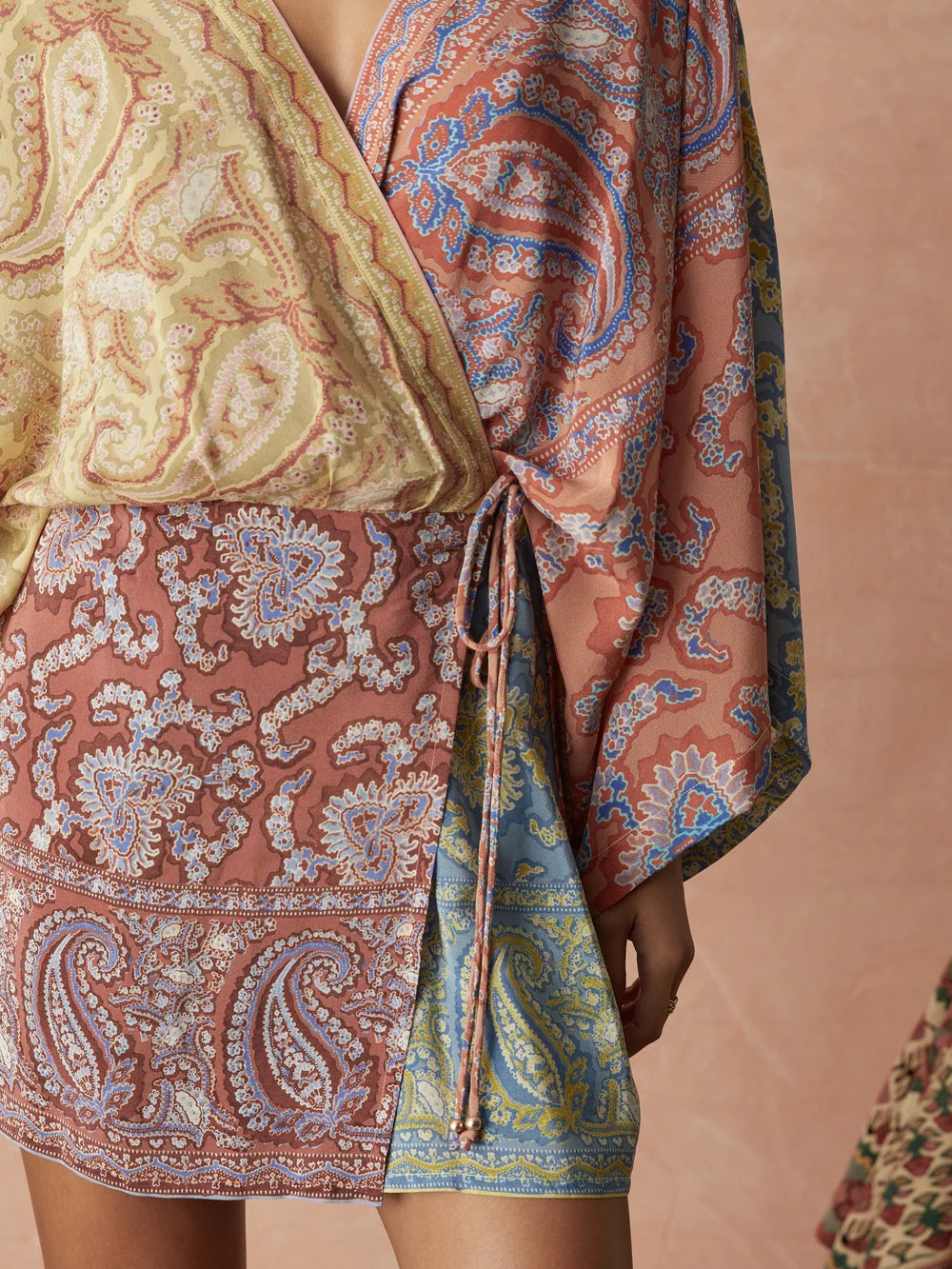 CARAVANE SILK ROBE DRESS