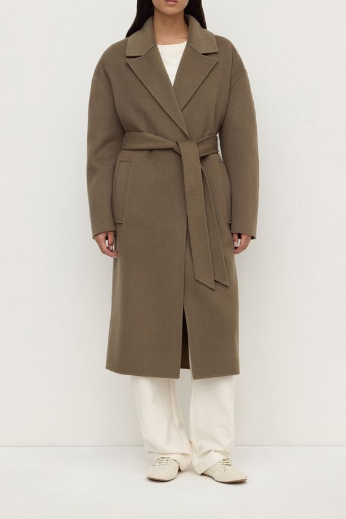IVY WOOL COAT | DARK SAGE