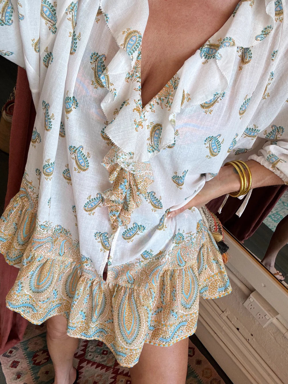 Jardin Frill La Ponche Dress