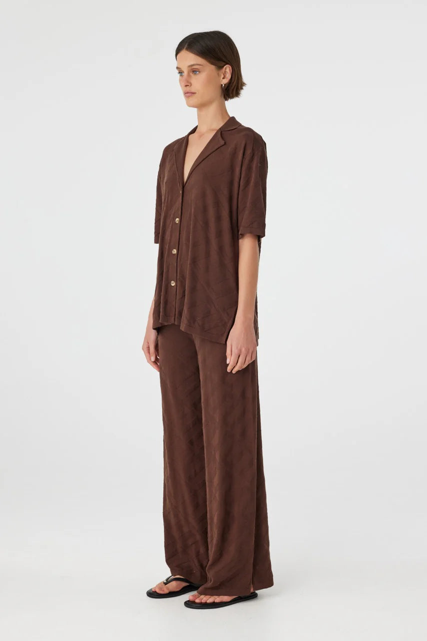 ARIA SHIRT - ESPRESSO