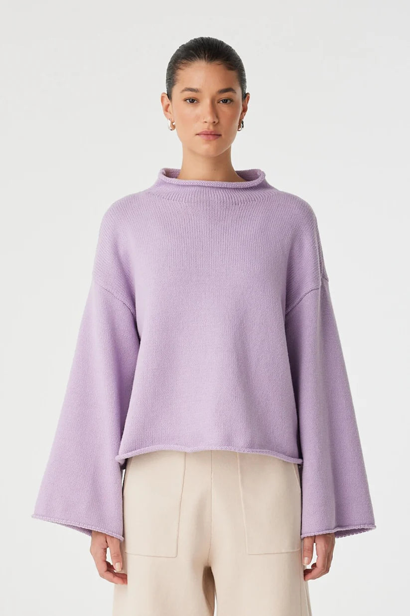MAEVE SWEATER | LILAC