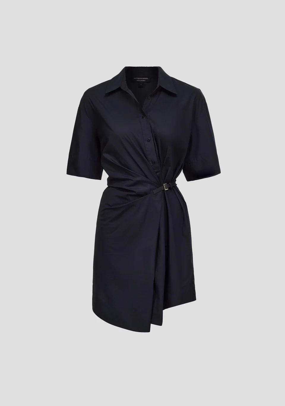 PEACHES SHIRT DRESS | FRENCH NAVY