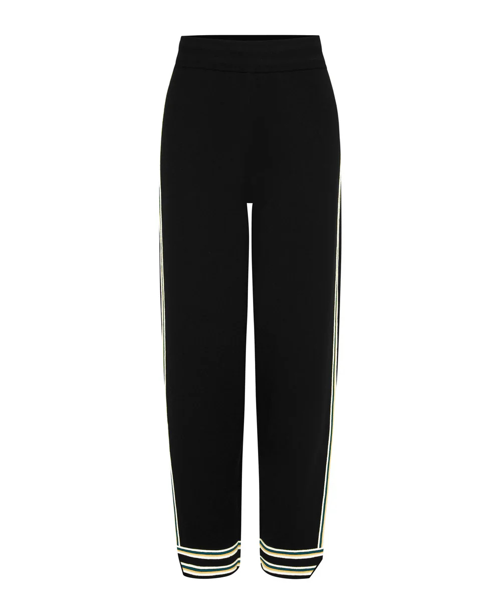 ORGANIC MOTLEY TRACK PANT | BLACK