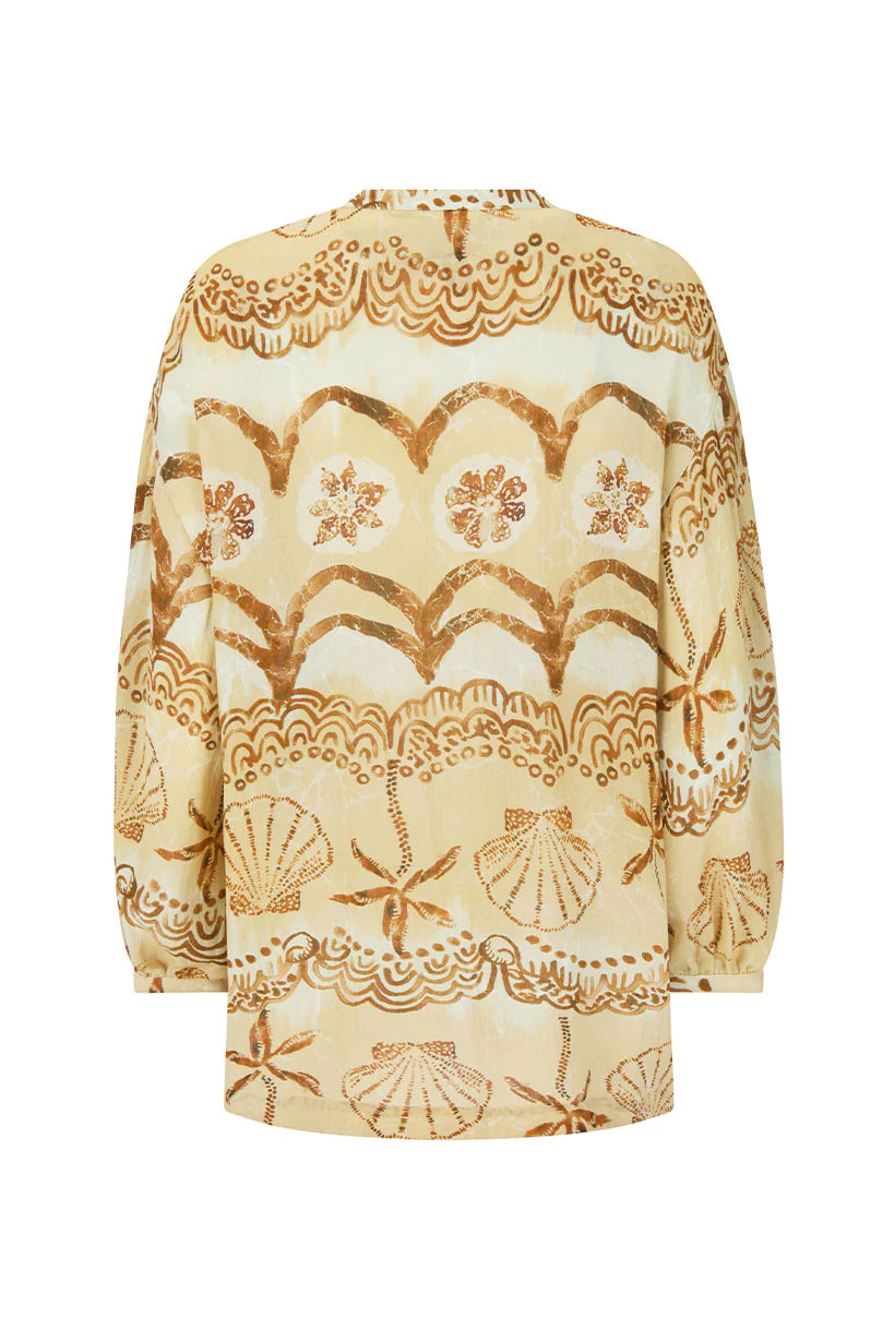 MERMAID COVE SHIRT | TAN